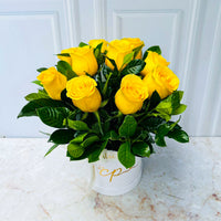 Box Rosas Amarillas Premium