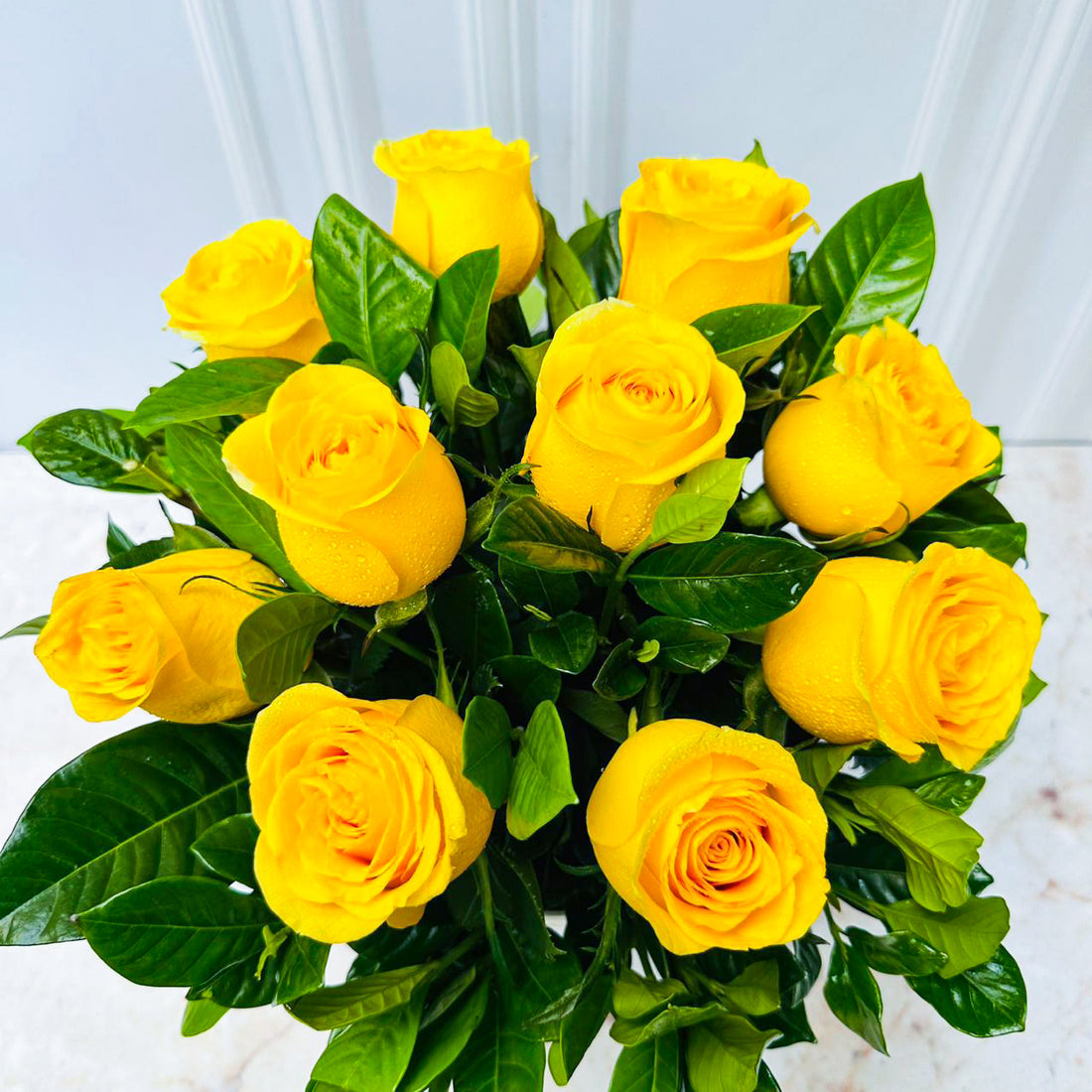 Box Rosas Amarillas Premium