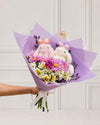 Ramo Floral Dúo Conejitos