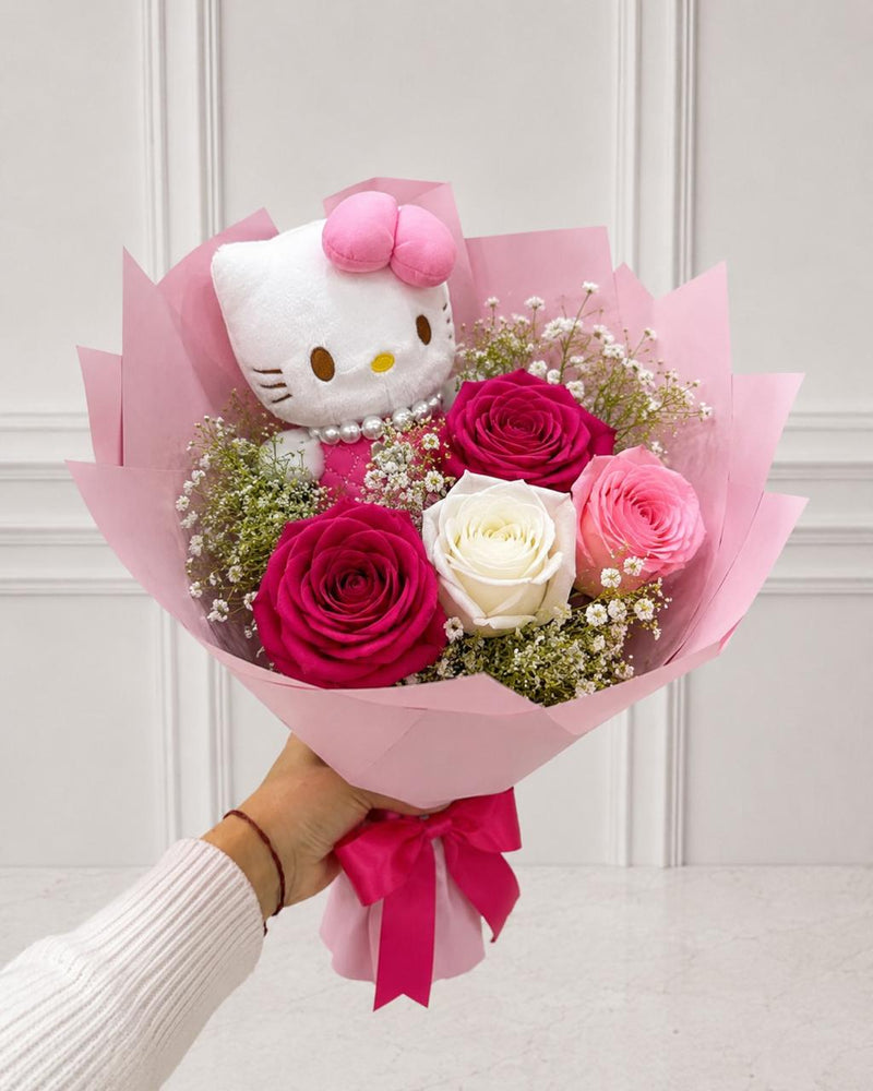 Ramo Hello Kitty Rosas