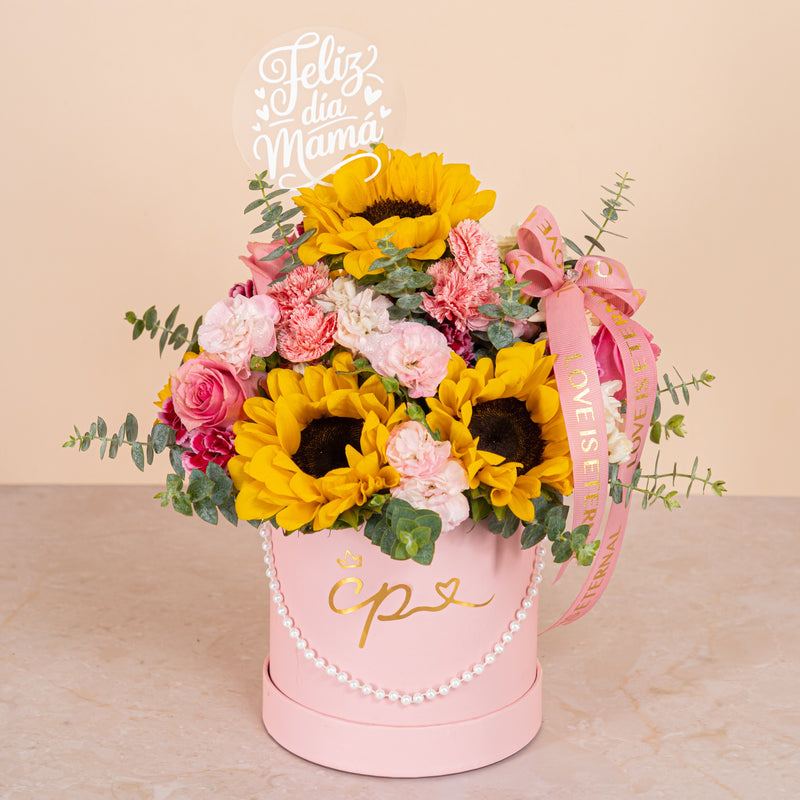 Box Flowers Girasoles Cute