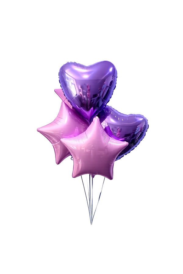 Bouquet Globos Metálicos Cute
