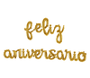 Letras Globo Feliz Aniversario