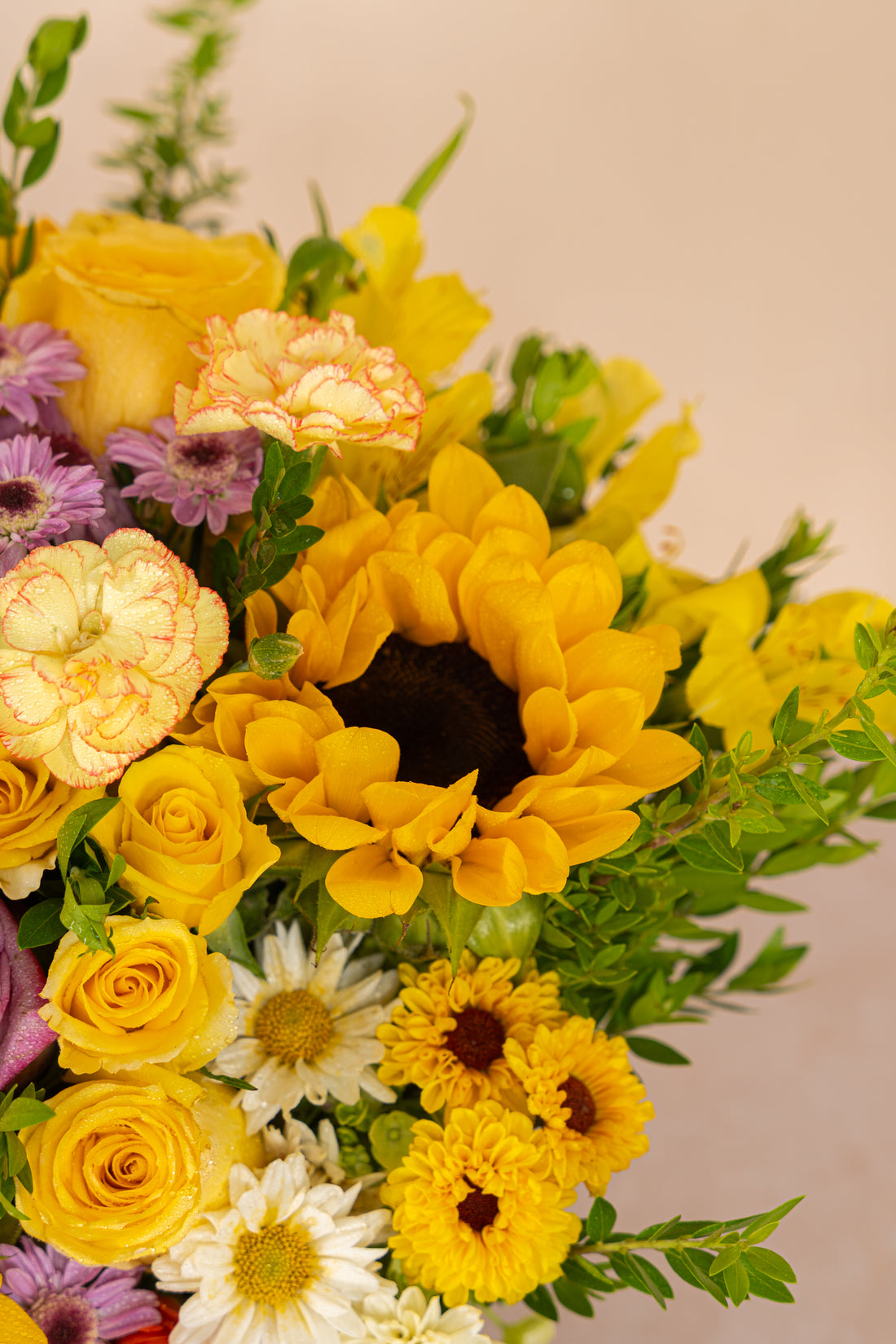 Box Flowers Mix de Girasoles