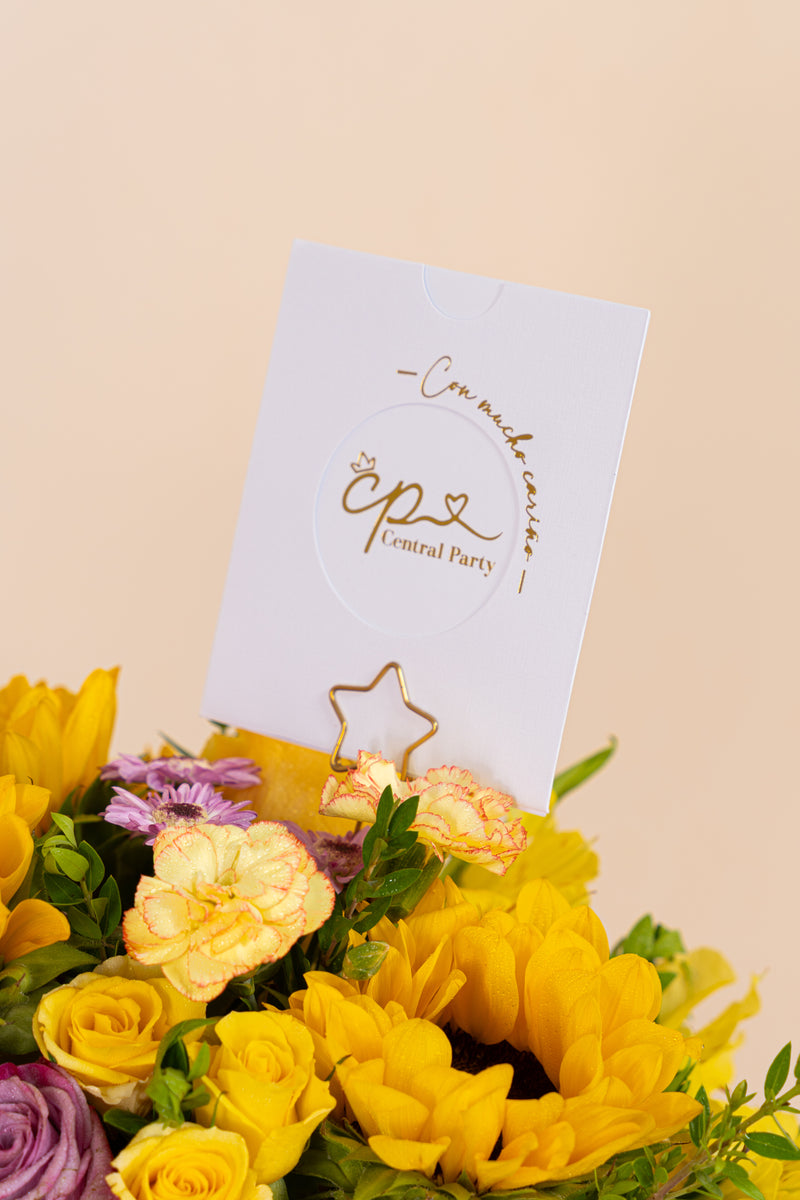 Box Flowers Mix de Girasoles