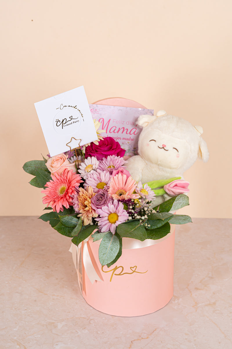 Box Flowers Ovejita Love