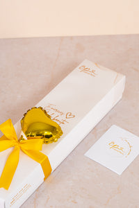 Caja de 5 Tulipanes Amarillos