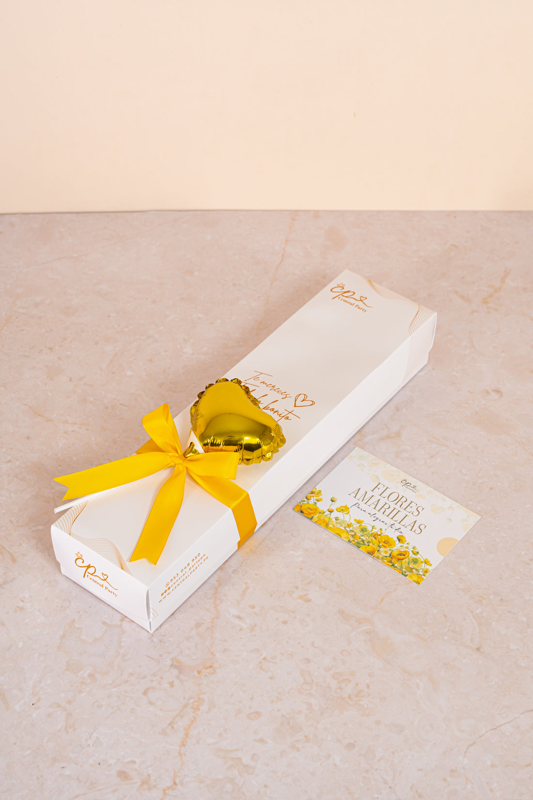 Caja de Rosas Amarillas