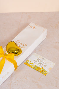 Caja de Rosas Amarillas