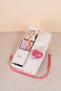 Caja de Rosas Rosadas