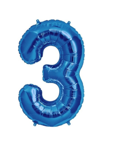 GLOBO NÚMERO AZUL (N30)