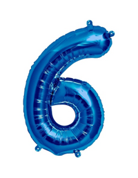 GLOBO NÚMERO AZUL (N30)