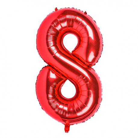 GLOBO NÚMERO ROJO (N30)