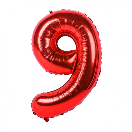 GLOBO NÚMERO ROJO (N30)