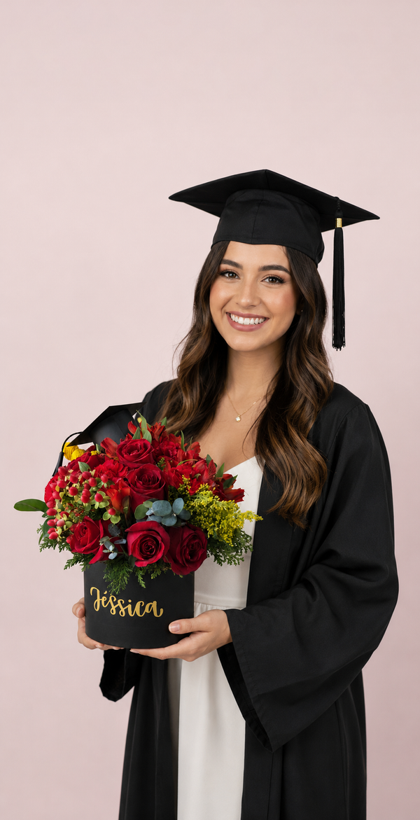 Box rosas Graduación