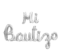Letras Globo Mi Bautizo