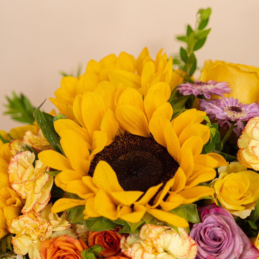 Box Flowers Mix de Girasoles