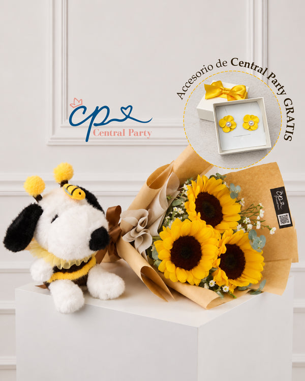 Pack Snoopy Abejita y Girasoles