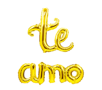 Letras Globo Te Amo
