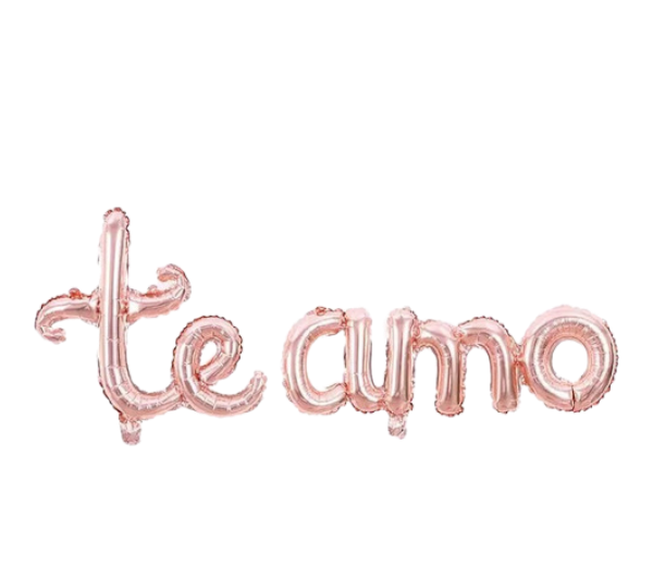 Letras Globo Te Amo