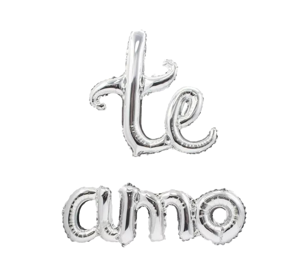Letras Globo Te Amo