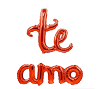Letras Globo Te Amo