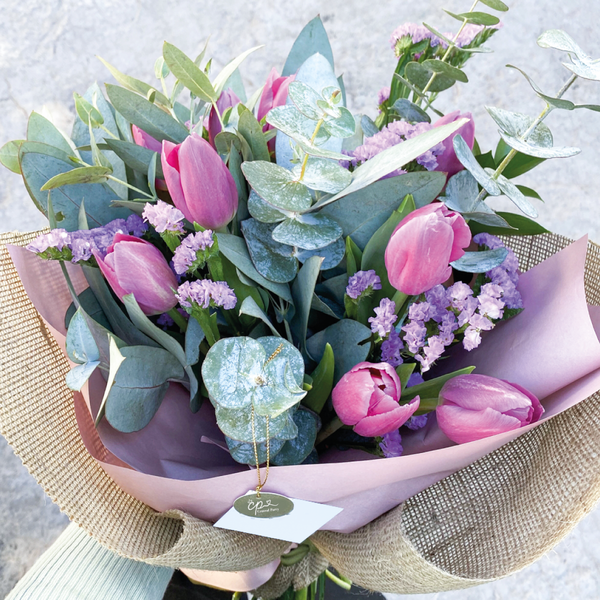 Ramo de 10 Tulipanes Rosados