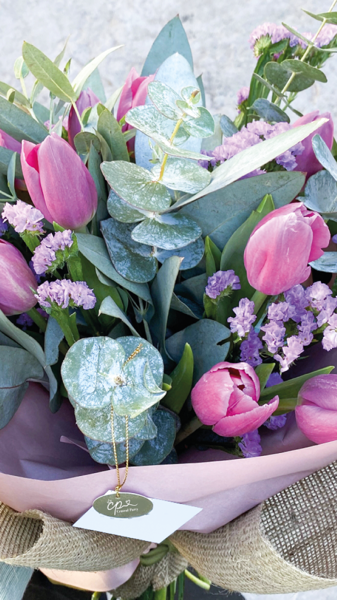 Ramo de 10 Tulipanes Rosados